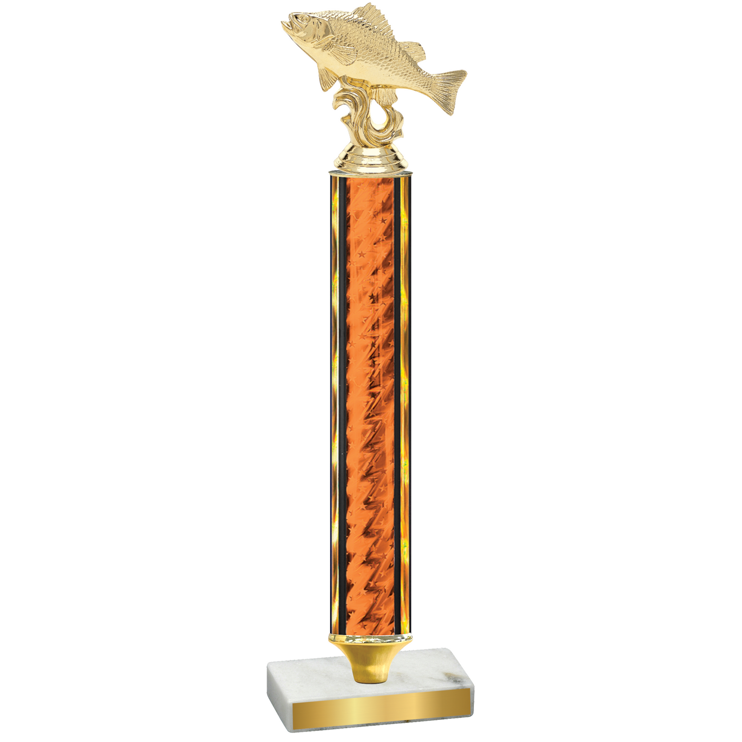 Value Orange Glacier Fishing Trophy