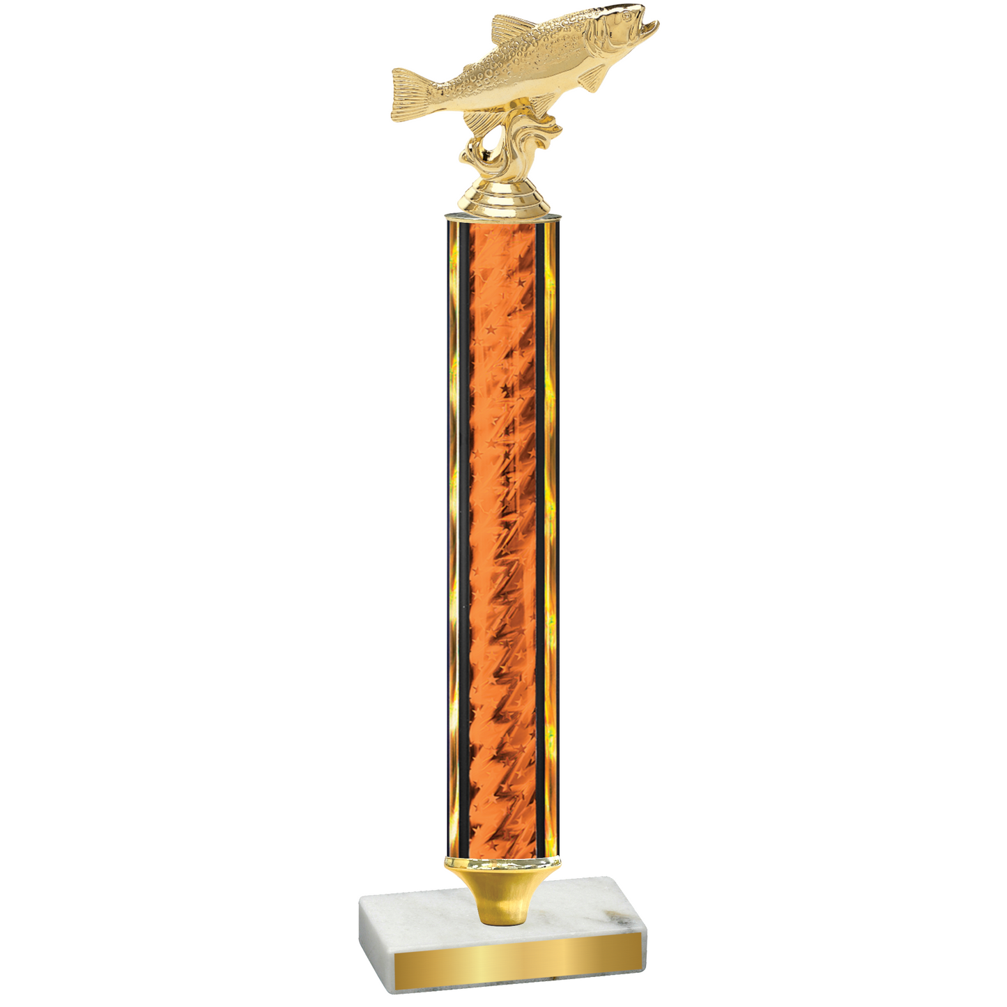 Value Orange Glacier Fishing Trophy