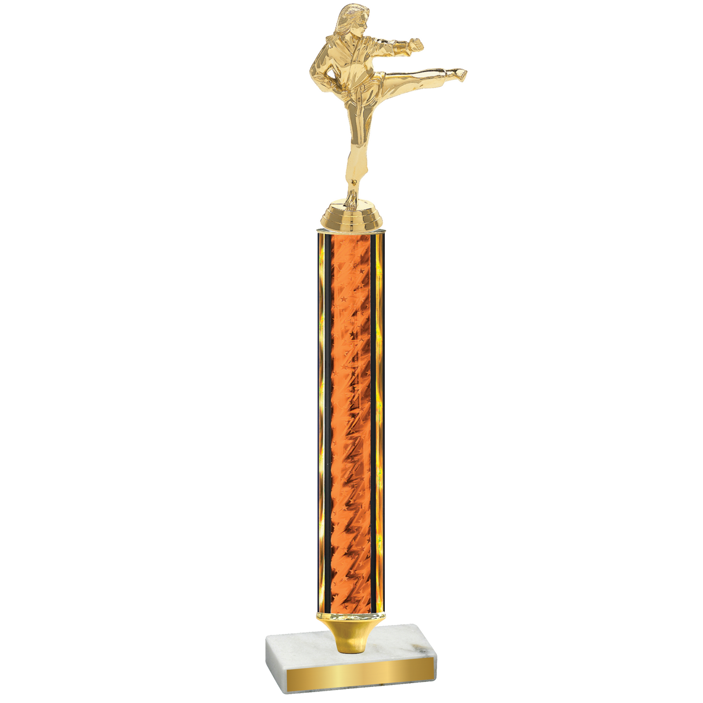 Value Orange Glacier Karate Trophy