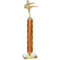 Value Orange Glacier Karate Trophy