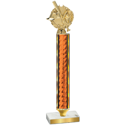 Value Orange Glacier Baseball Trophy