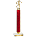 Value Red Glacier Soccer Trophy