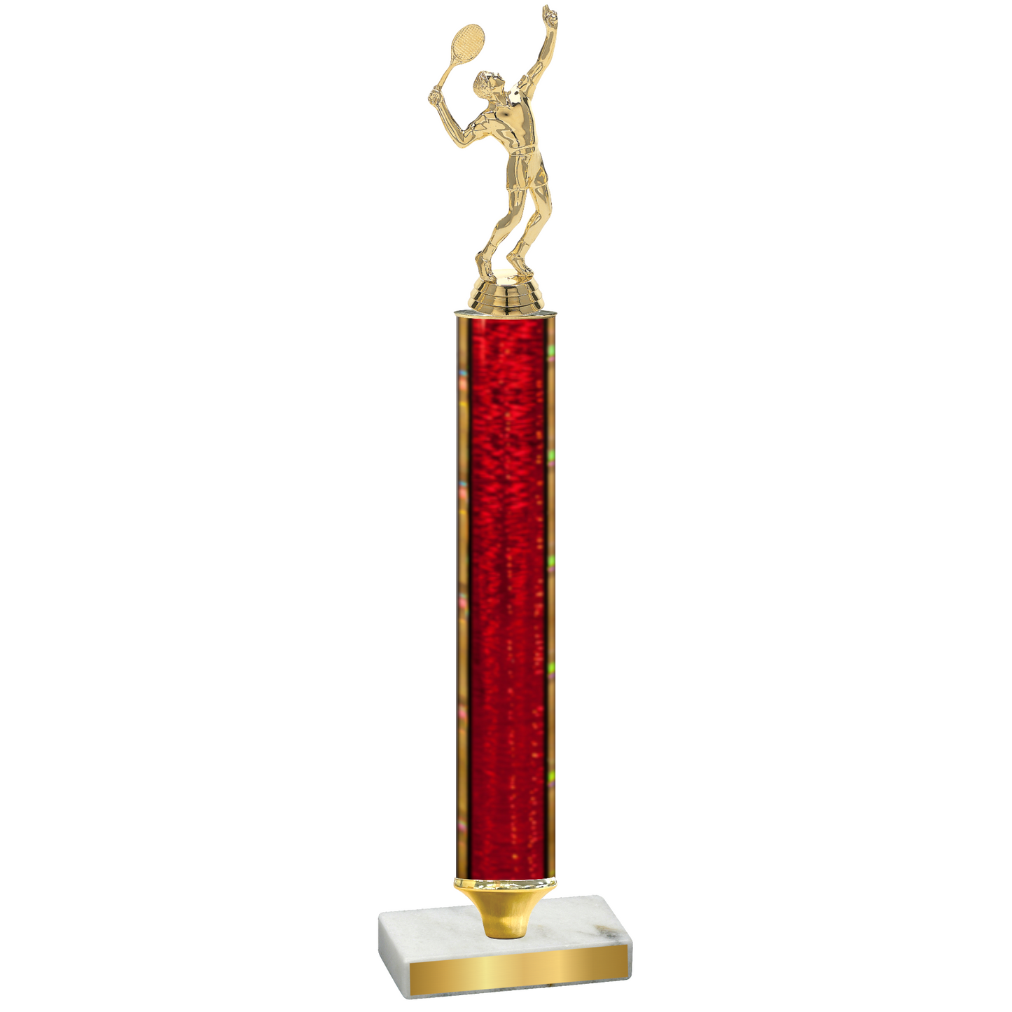 Value Red Glacier Tennis Trophy