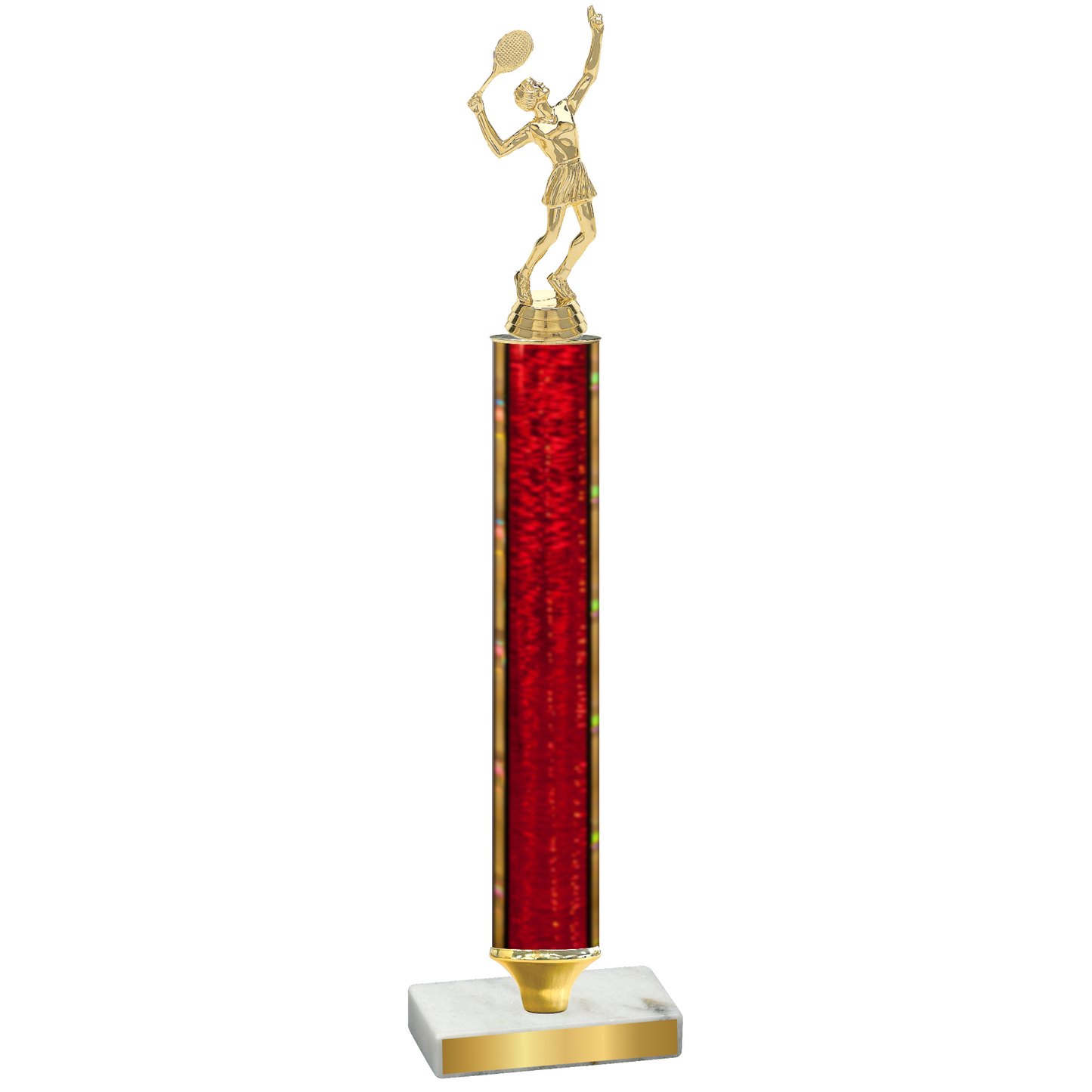 Value Red Glacier Tennis Trophy