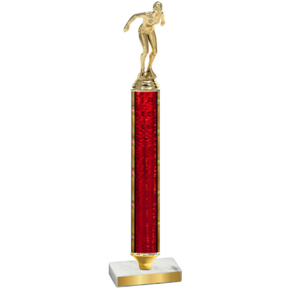 Value Red Glacier Tennis Trophy