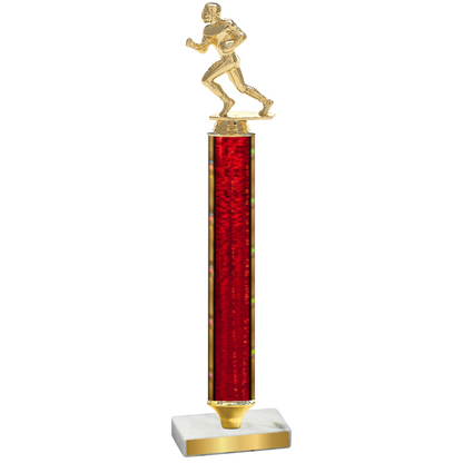 Value Red Glacier Football Trophy