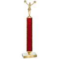 Value Red Glacier Cheerleading Trophy
