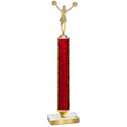 Value Red Glacier Cheerleading Trophy