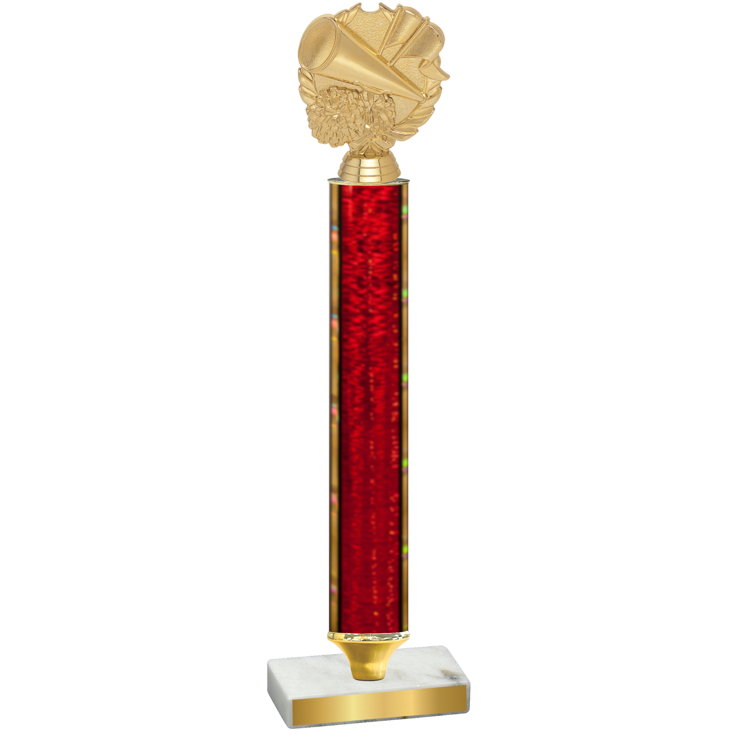 Value Red Glacier Cheerleading Trophy