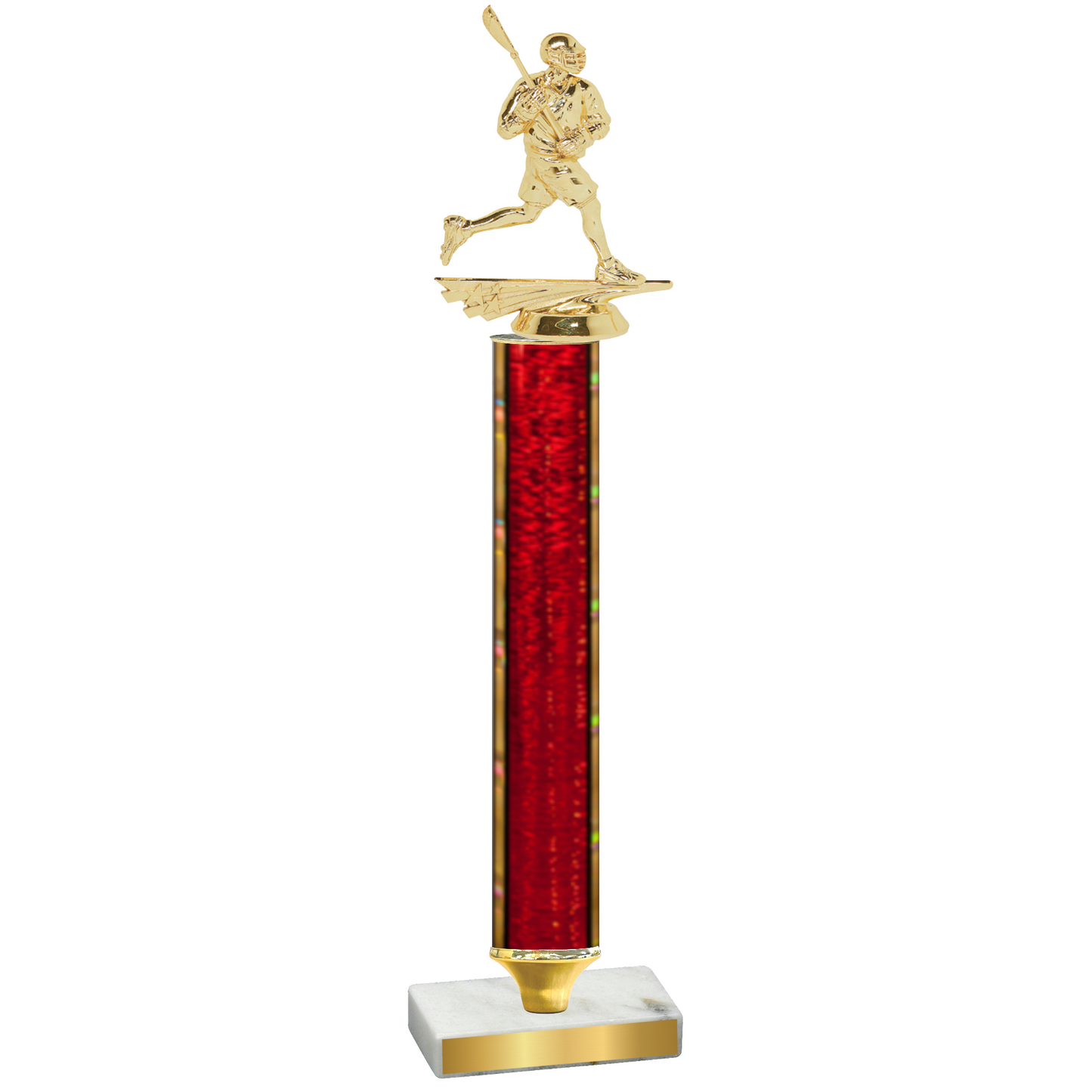 Value Red Glacier Lacrosse Trophy