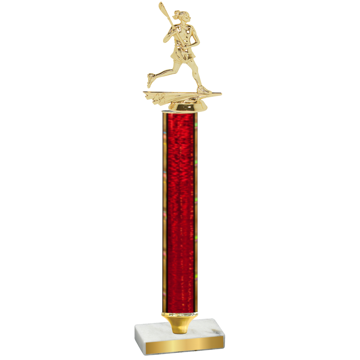 Value Red Glacier Lacrosse Trophy