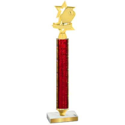 Value Red Glacier Pickleball Trophy