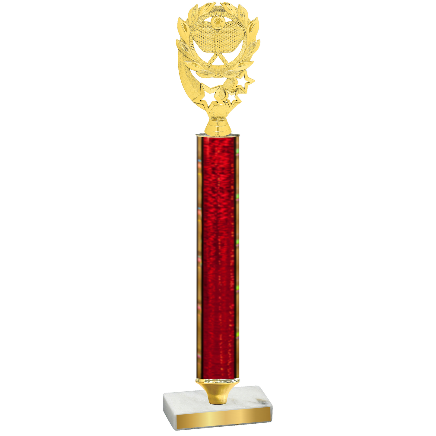 Value Red Glacier Pickleball Trophy