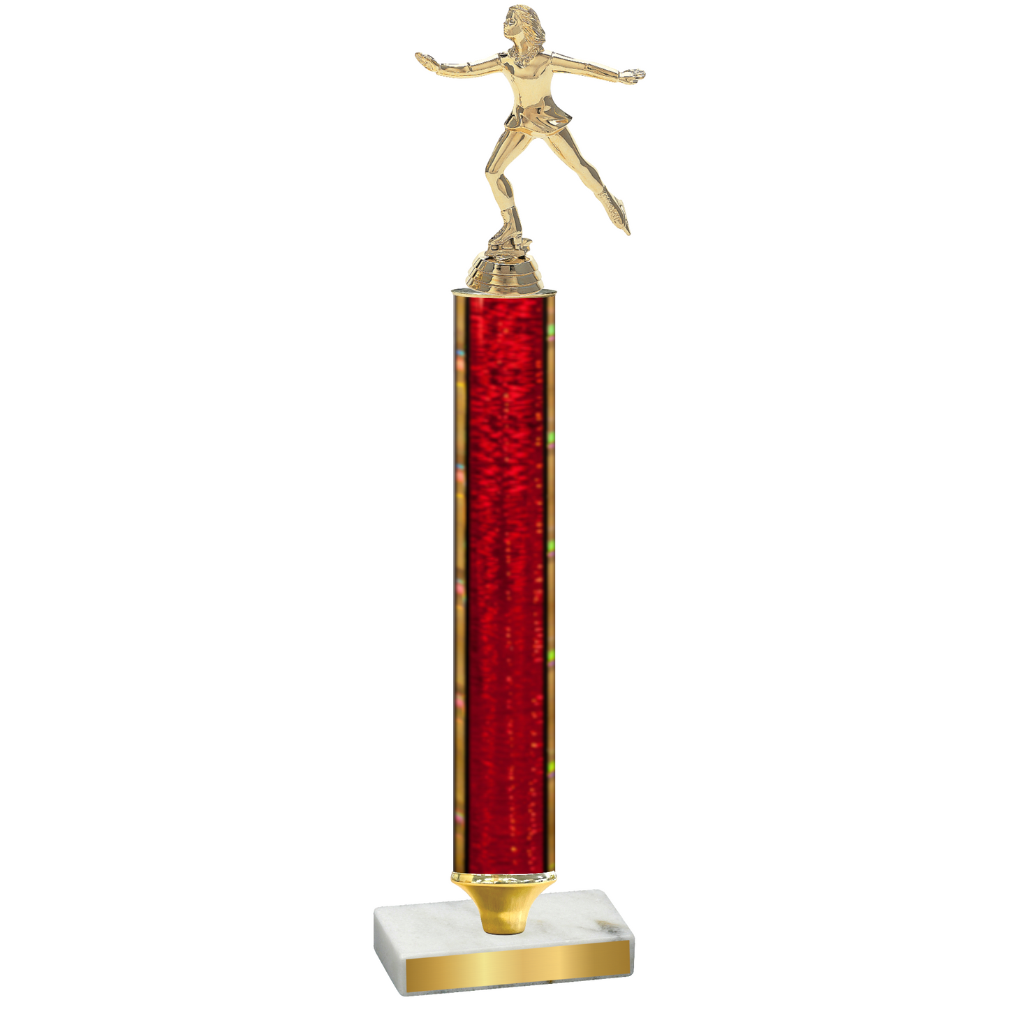 Value Red Glacier Skater Trophy