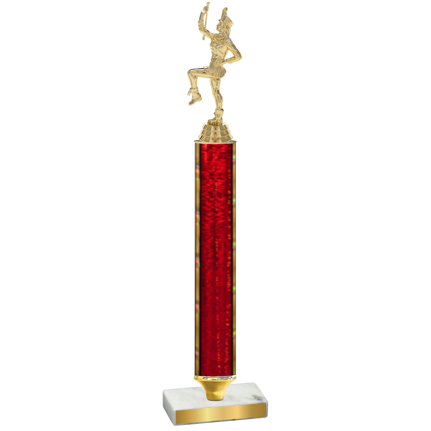 Value Red Glacier Majorette Trophy