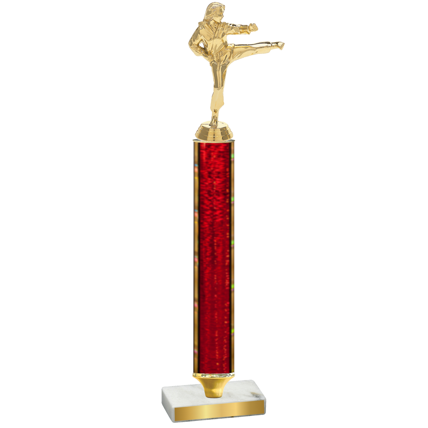 Value Red Glacier Karate Trophy