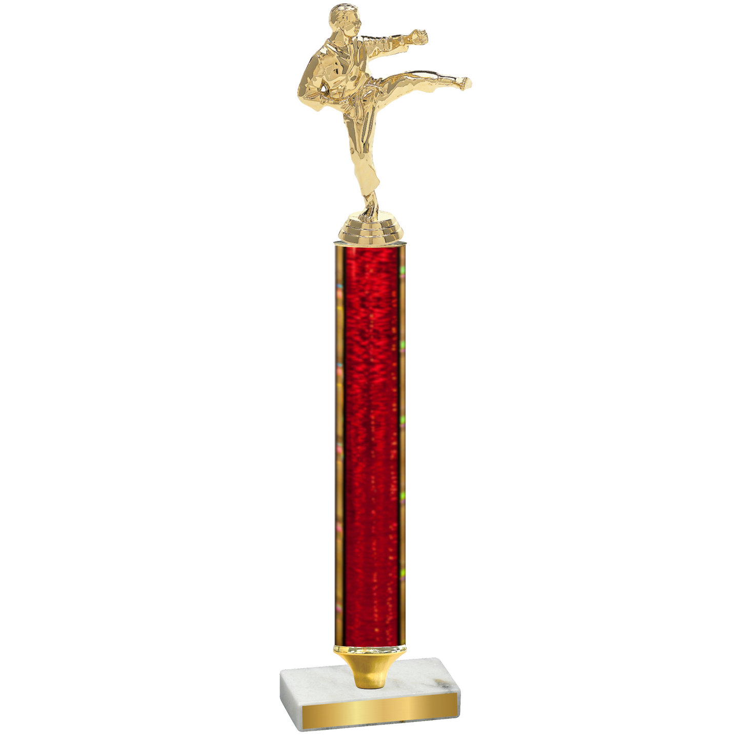 Value Red Glacier Karate Trophy