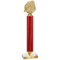 Value Red Carbon Fiber Soccer Trophy