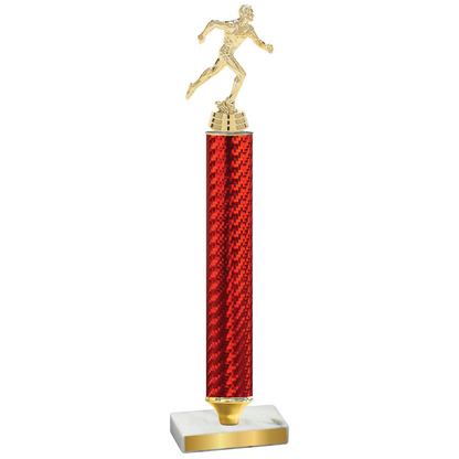 Value Red Carbon Fiber Running Trophy