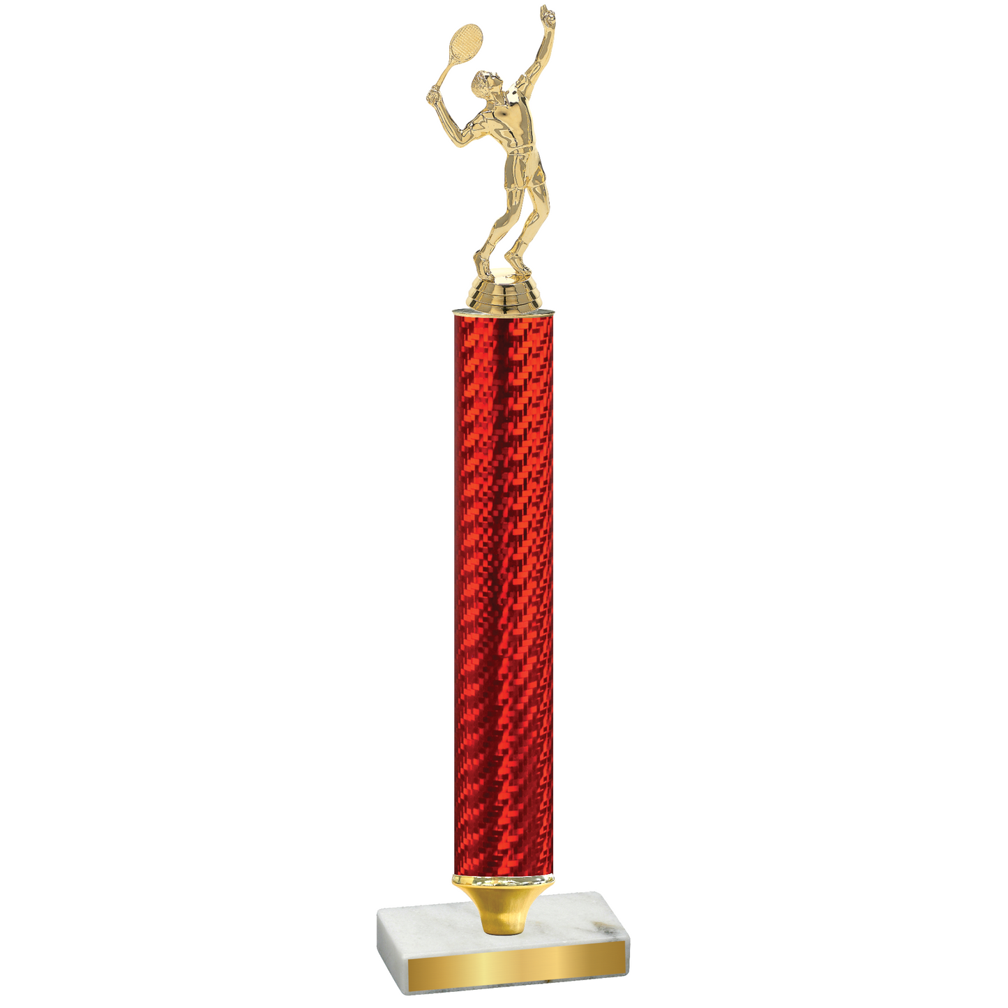 Value Red Carbon Fiber Tennis Trophy