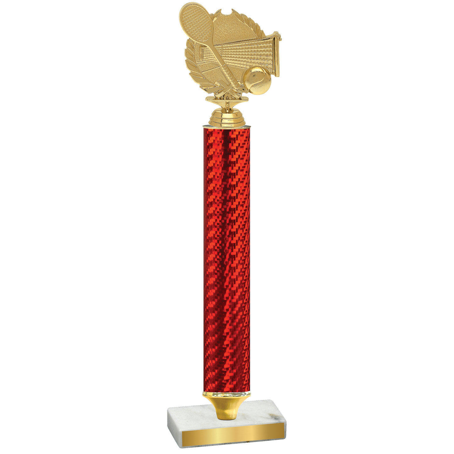 Value Red Carbon Fiber Tennis Trophy