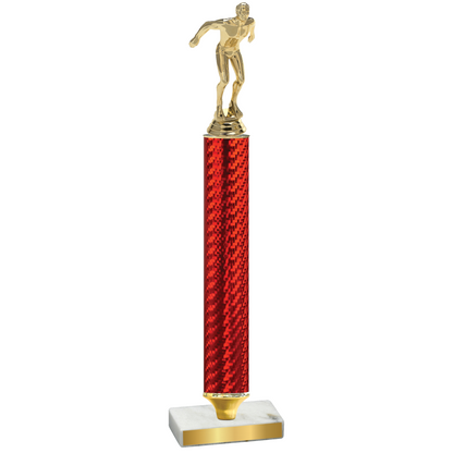 Value Red Carbon Fiber Swimming Trophy