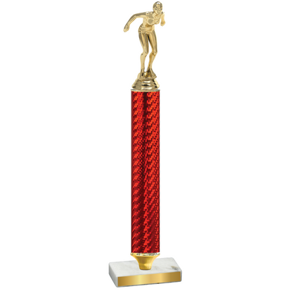 Value Red Carbon Fiber Tennis Trophy