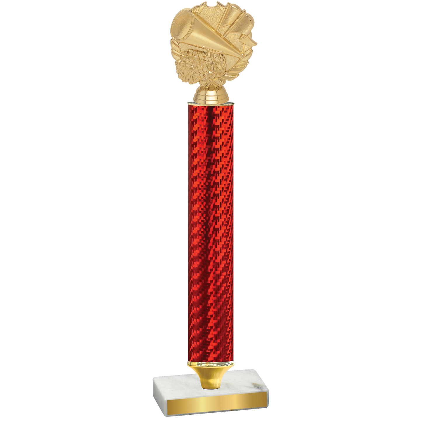 Value Red Carbon Fiber Cheerleading Trophy