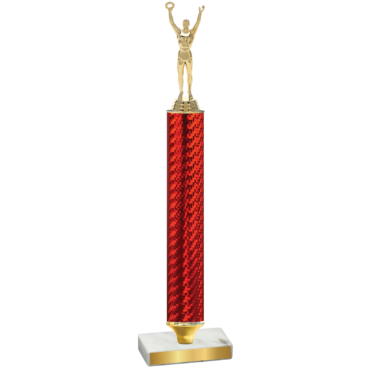 Value Red Carbon Fiber Victory Trophy