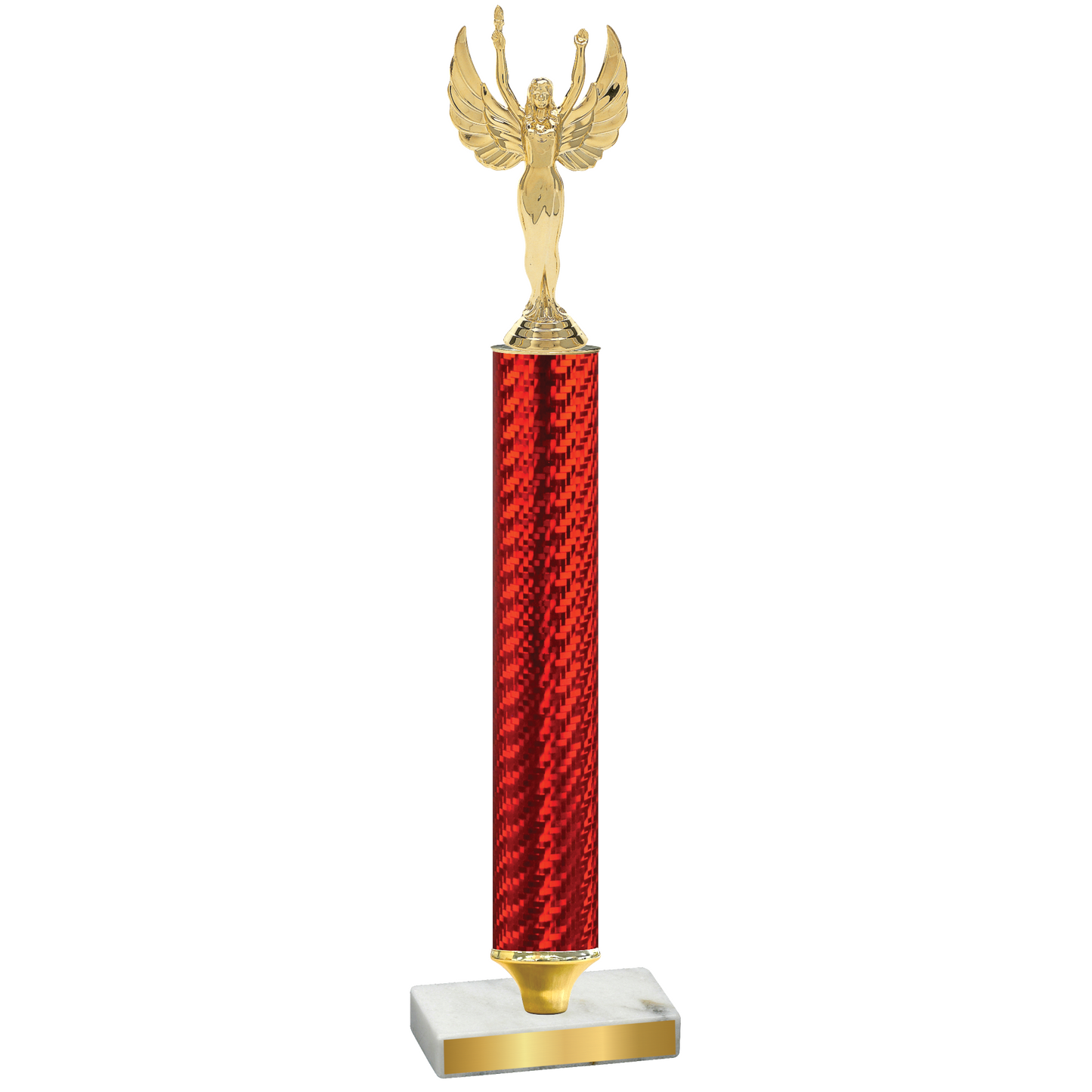 Value Red Carbon Fiber Victory Trophy