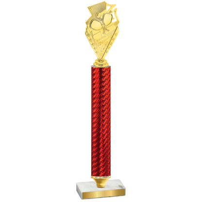 Value Red Carbon Fiber Pickleball Trophy