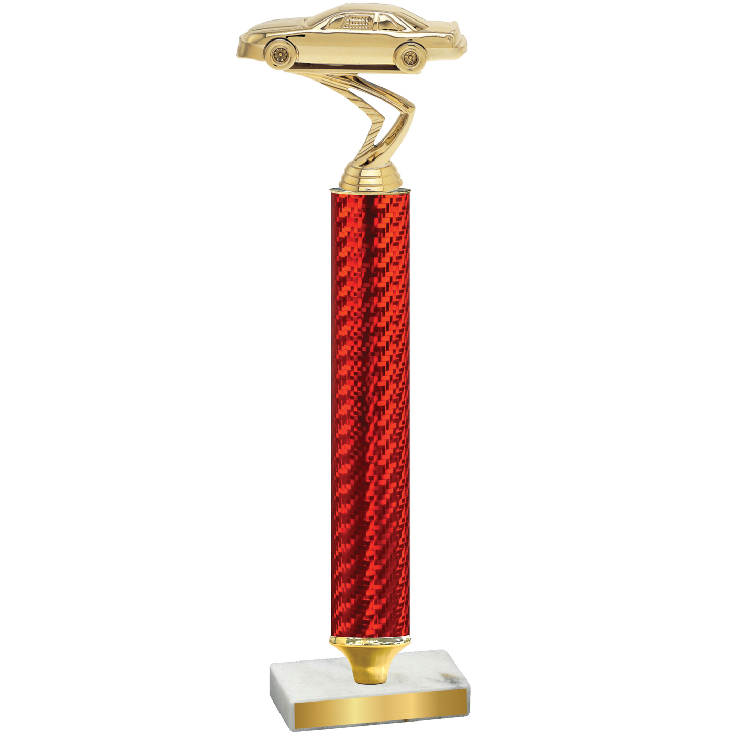 Value Red Carbon Fiber Cars Trophy