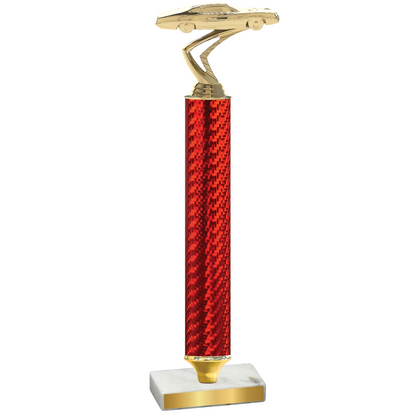 Value Red Carbon Fiber Cars Trophy