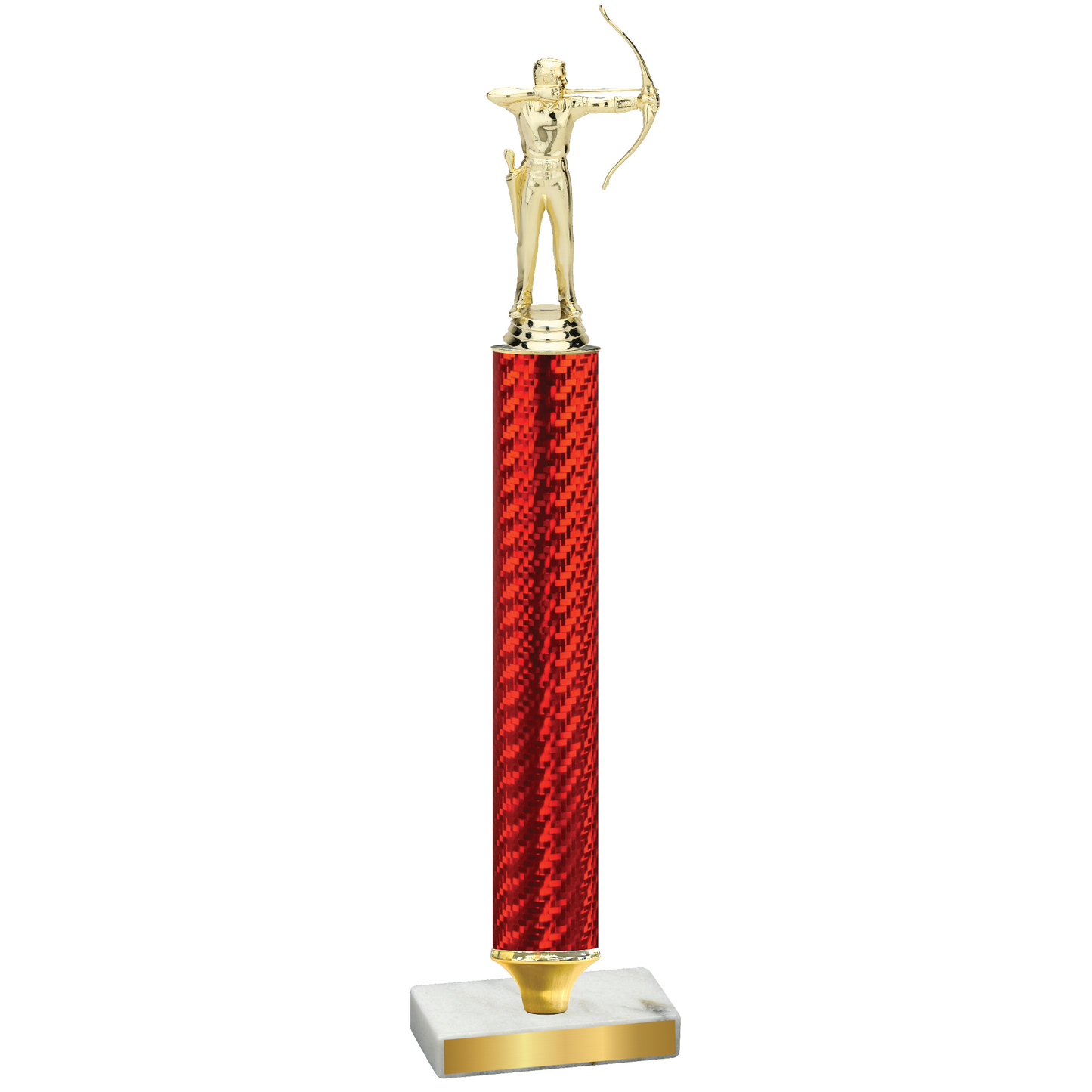 Value Red Carbon Fiber Archery Trophy