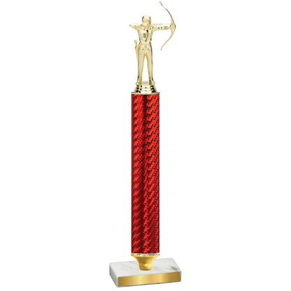 Value Red Carbon Fiber Archery Trophy