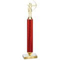 Value Red Carbon Fiber Archery Trophy