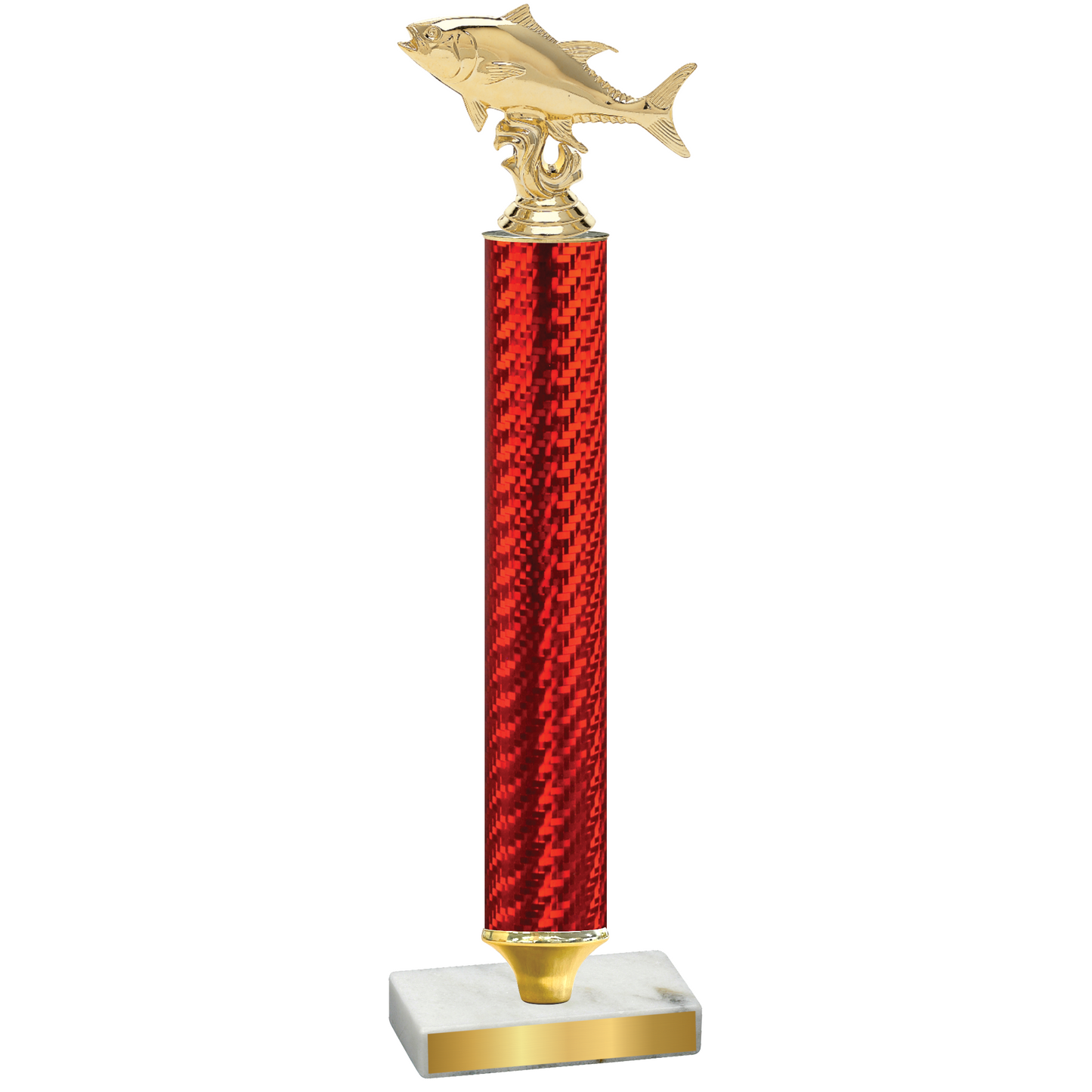 Value Red Carbon Fiber Fishing Trophy