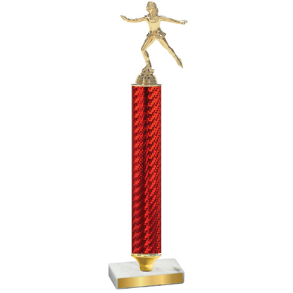 Value Red Carbon Fiber Skater Trophy