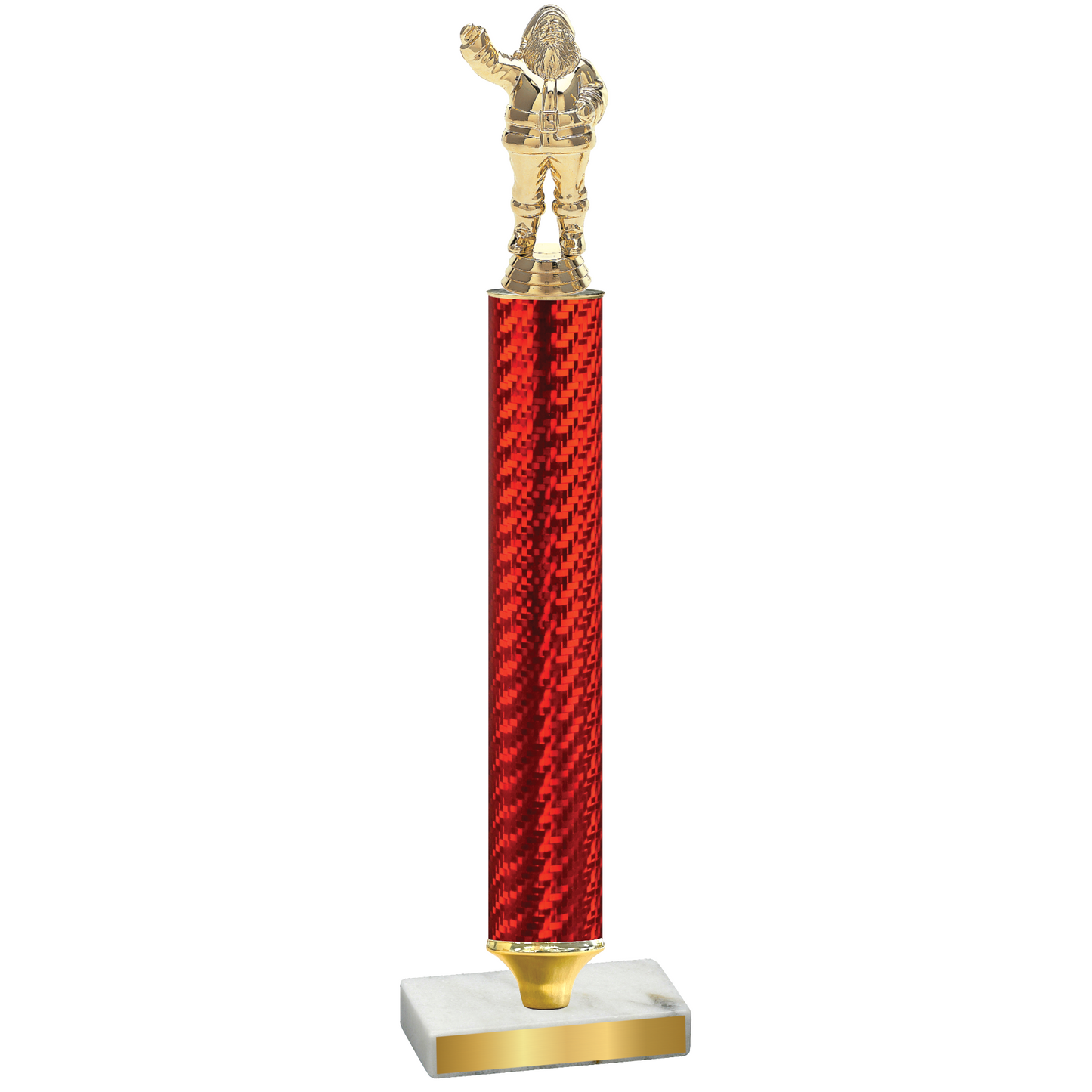 Value Red Carbon Fiber Holiday Trophy