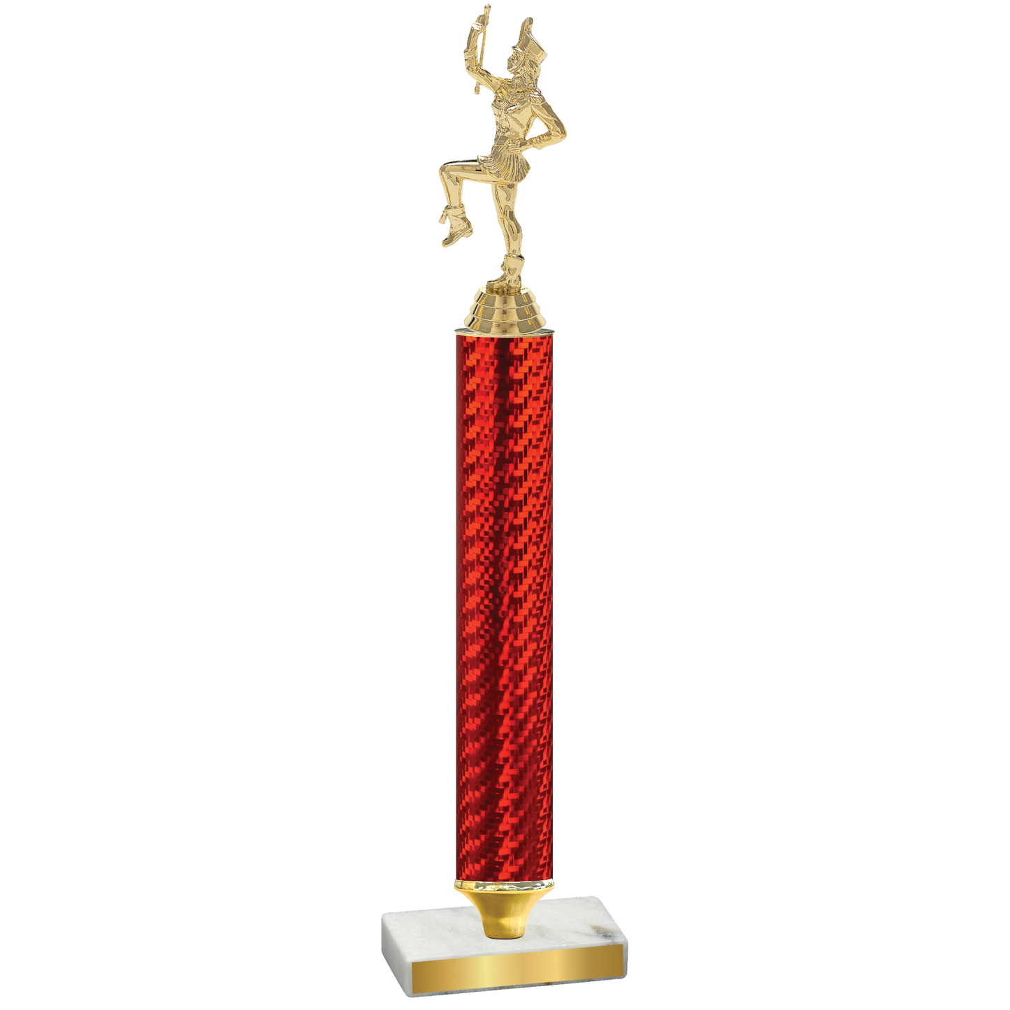 Value Red Carbon Fiber Majorette Trophy