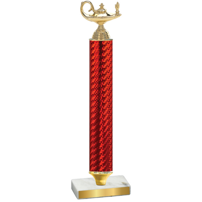 Value Red Carbon Fiber Academics Trophy