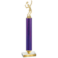 Value Purple Carbon Fiber Tennis Trophy