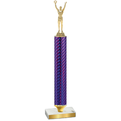 Value Purple Carbon Fiber Victory Trophy