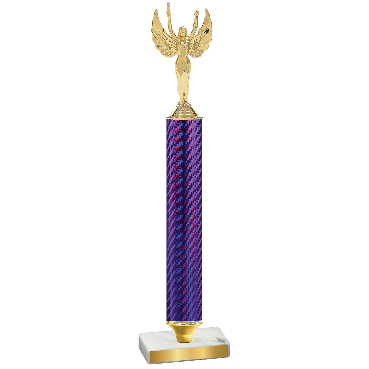 Value Purple Carbon Fiber Victory Trophy