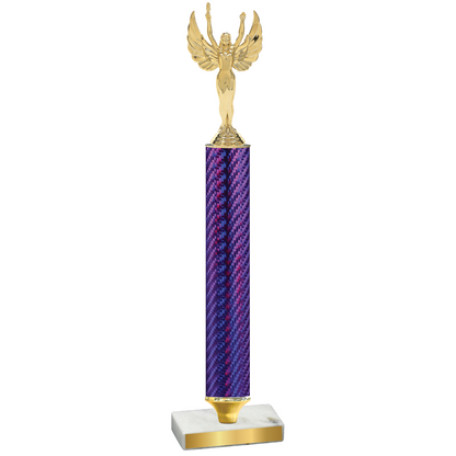 Value Purple Carbon Fiber Victory Trophy