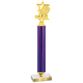 Value Purple Carbon Fiber Pickleball Trophy