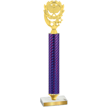 Value Purple Carbon Fiber Pickleball Trophy