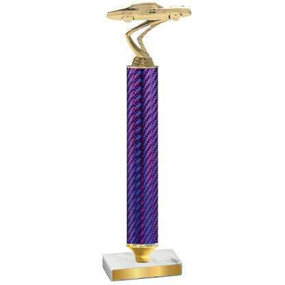 Value Purple Carbon Fiber Cars Trophy