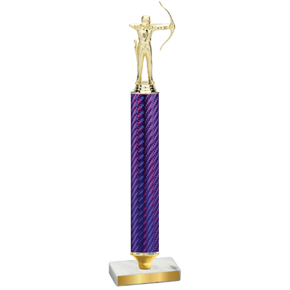 Value Purple Carbon Fiber Archery Trophy