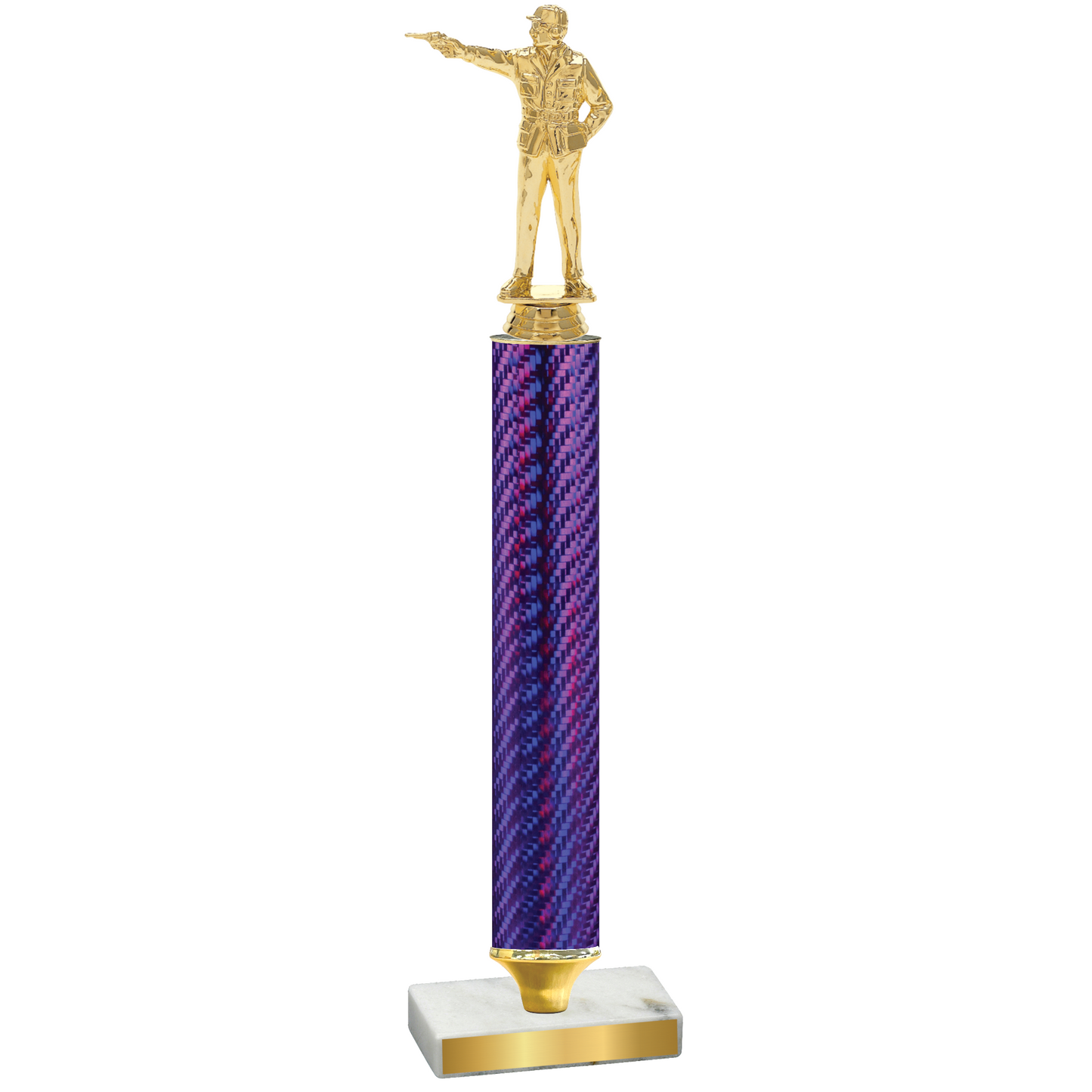 Value Purple Carbon Fiber Shooter Trophy